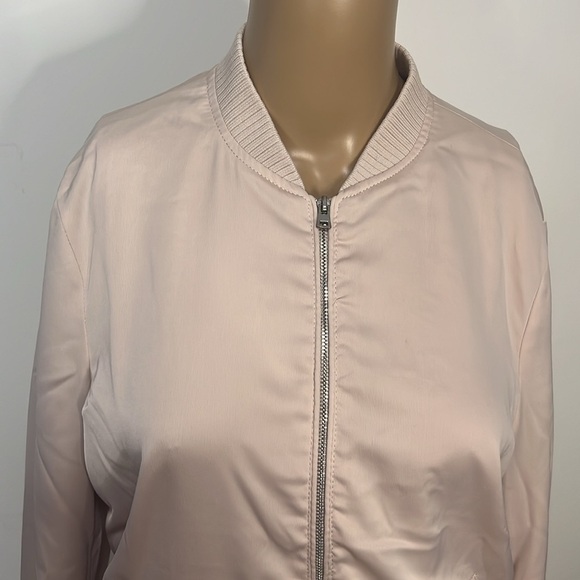ZARA Trafaluc Outerwear Pearl Pink Jacket Medium - Picture 2 of 10